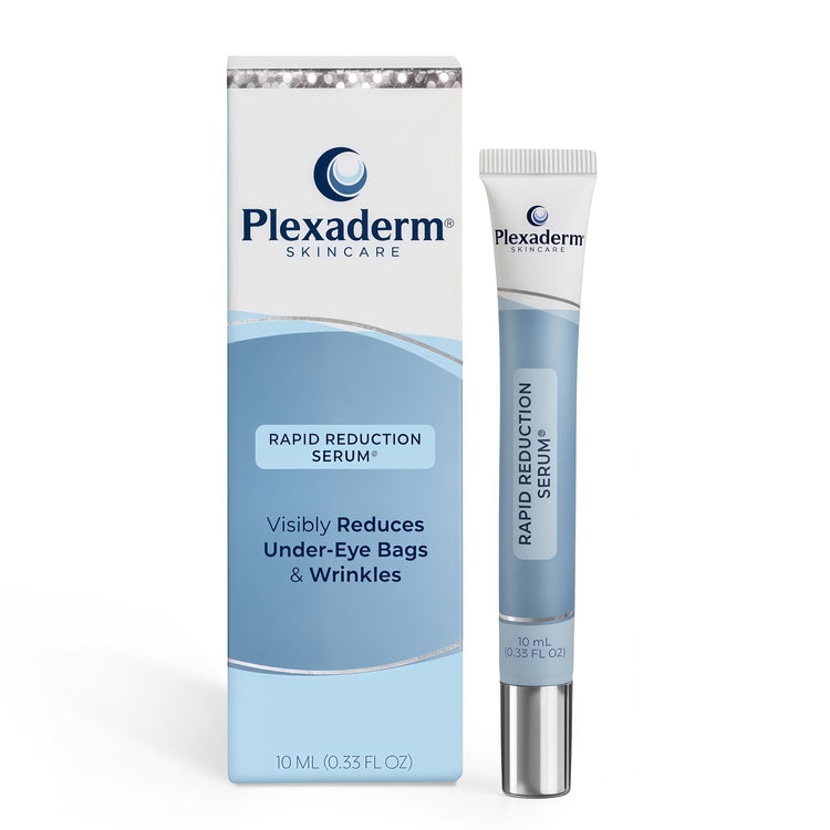 Plexaderm Rapid Reduction Eye Serum - Visibly ReducesUnder-Eye Bags, Wrinkles, Dark Circles, Fine Lines & Crow'sFeet Instantly, Anti Aging Wrinkle Remover for Face, Full SizeTube